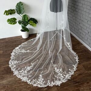 New Mantilla178 inch Lace Wedding Veil